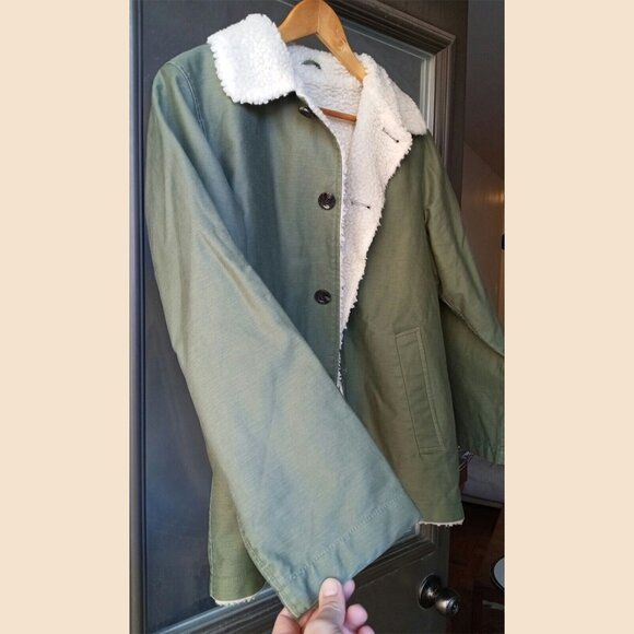 SOPHNET. - UNIFORM EXPERIMENT - Boa faux shearling jacket - Sz 1 - Picture 6 of 10